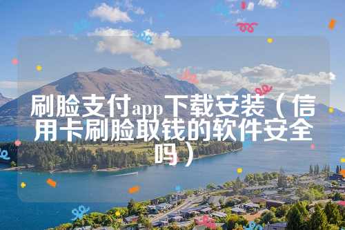 刷脸支付app下载安装（信用卡刷脸取钱的软件安全吗）