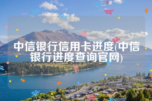 中信银行信用卡进度(中信银行进度查询官网)