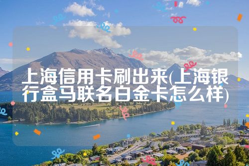 上海信用卡刷出来(上海银行盒马联名白金卡怎么样)